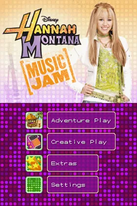 Hannah Montana - Music Jam (USA) screen shot title